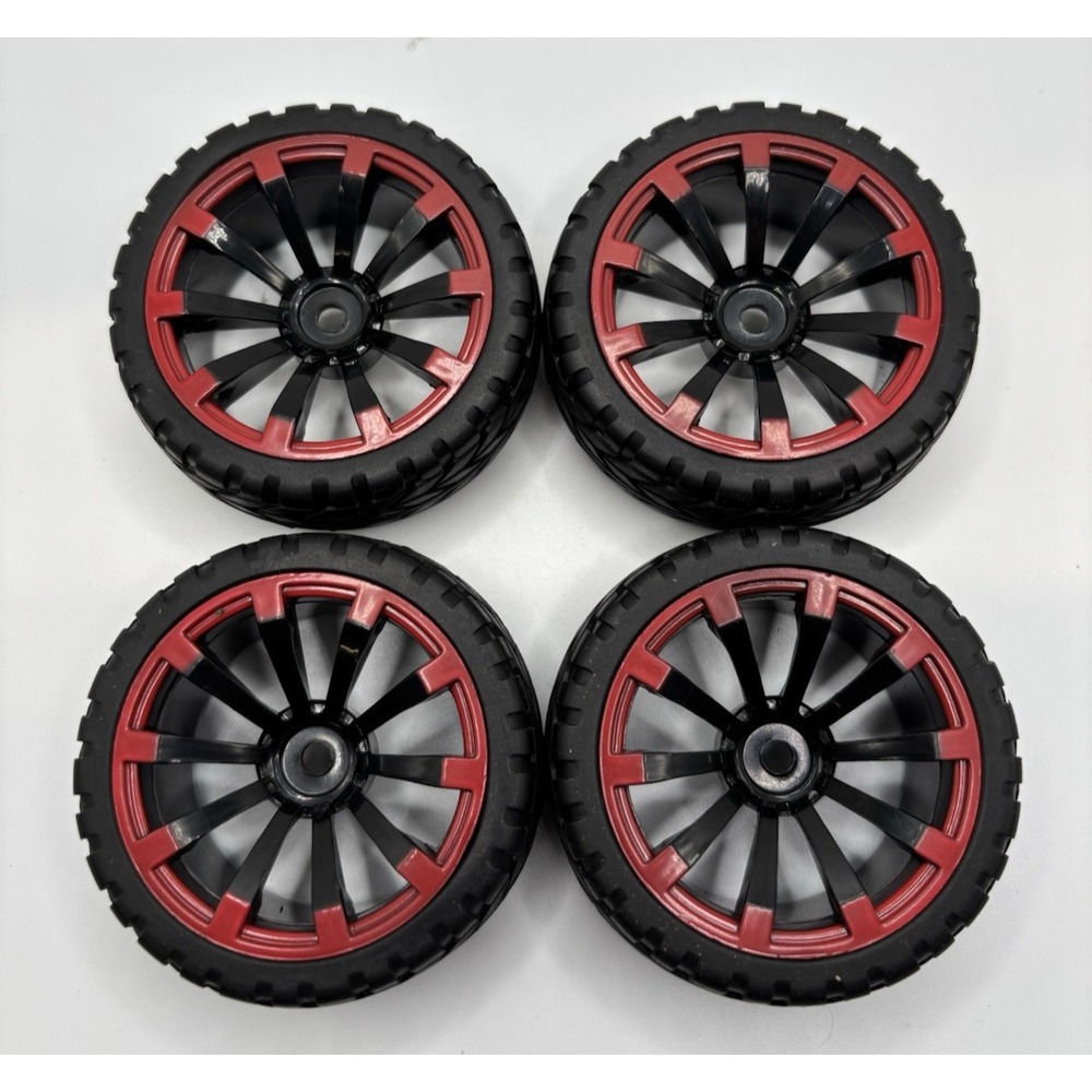 4Pcs ShareGoo Rubber 2.2" Crawler Mud Terrain Tires Super‎ Grip Soft Tyre OD...